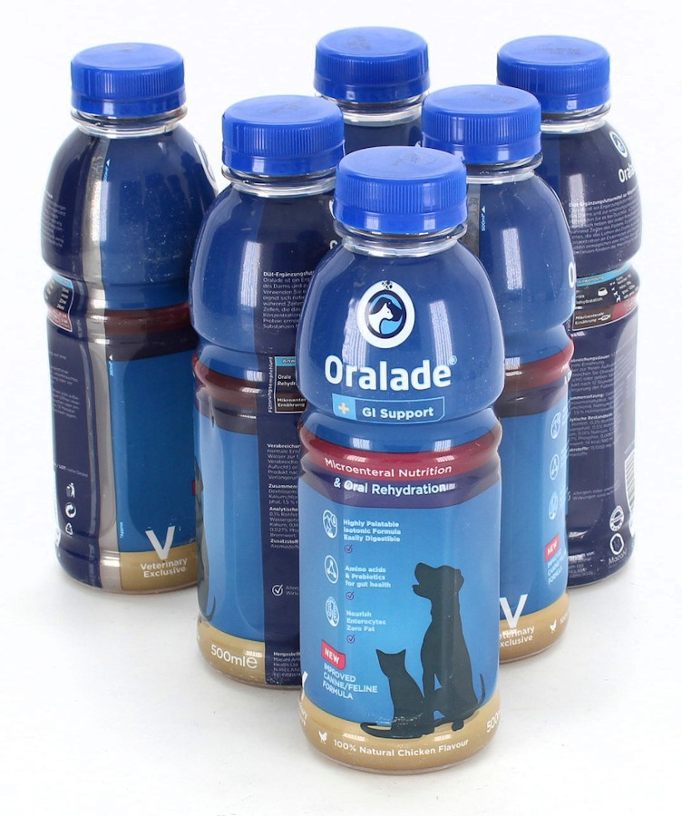 Oralade rehydratační roztok pro psy a kočky 500 ml