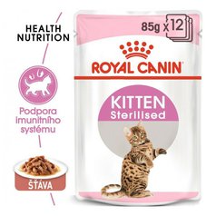 Royal Canin FHN Kitten Sterilised Gravy 12x 85 g, kapsičky