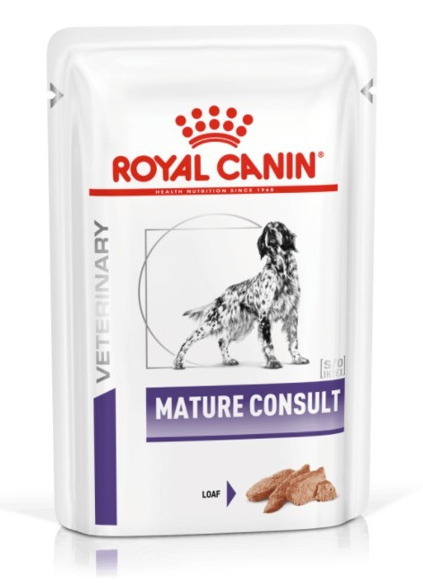 Royal Canin VHN Mature Consult Dog Loaf Pouch 12x 85 g