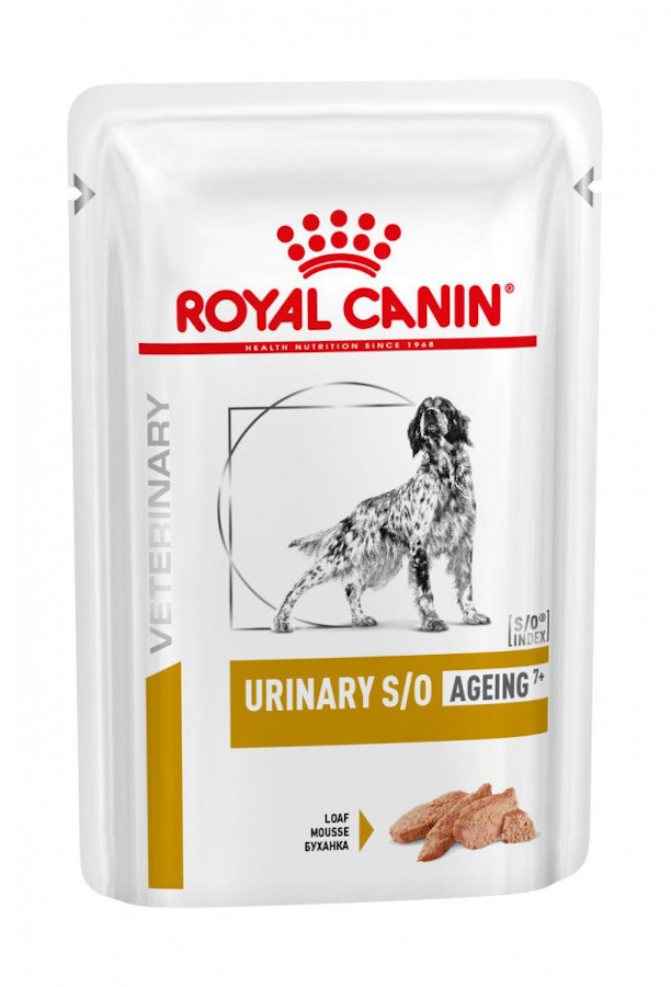 Royal Canin VHN Canine URINARY AGEING S/O Pouch in Loaf 12x 85 g