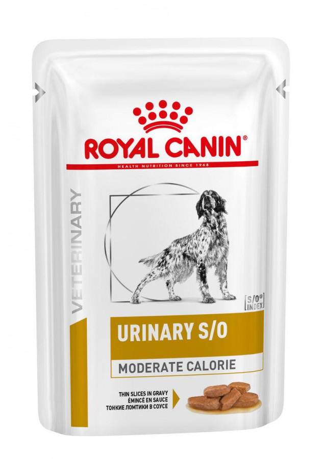 Royal Canin VHN Canine URINARY MODERATE S/O Pouch in Gravy 12x 100 g