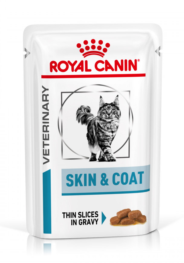 Royal Canin VHN Feline SKIN & COAT kapsičky 12x 85 g, EXPIRACE 4/23