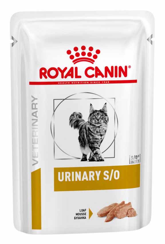 Royal Canin VHN Feline URINARY S/O Pouch in Loaf 12x 85 g