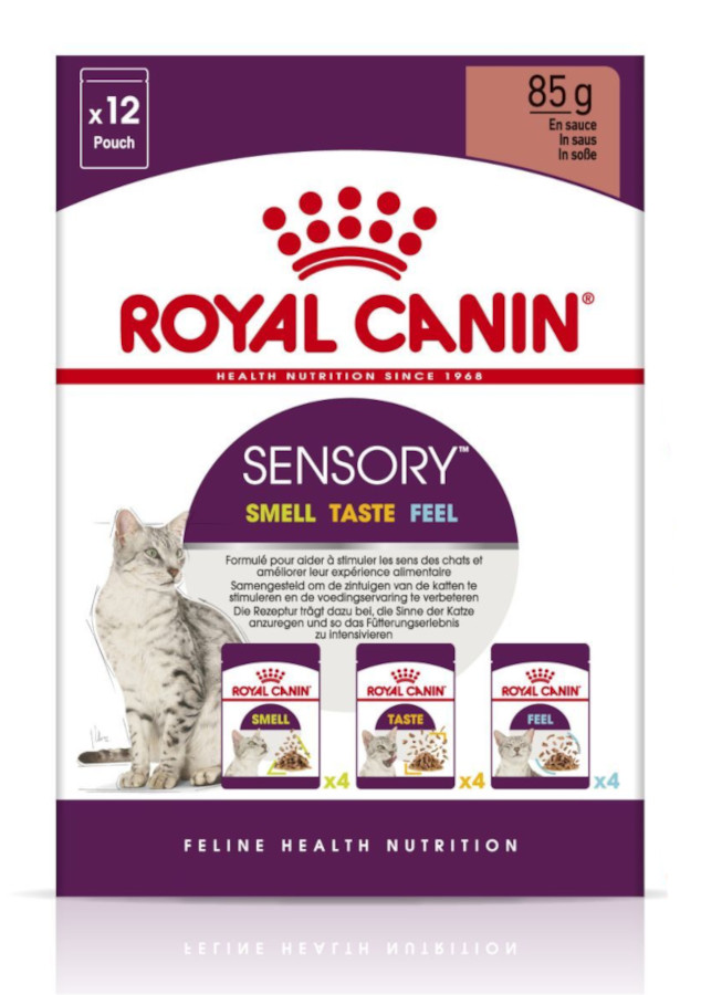 Royal Canin Feline Sensory Pack Gravy 12x 85 g, kapsičky