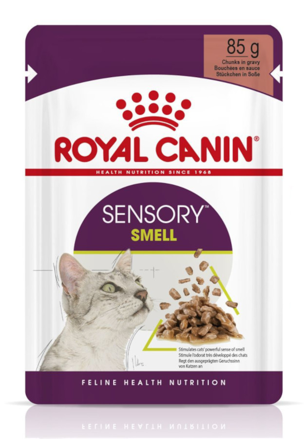 Royal Canin Feline Sensory Smell Gravy 12x 85 g, kapsičky