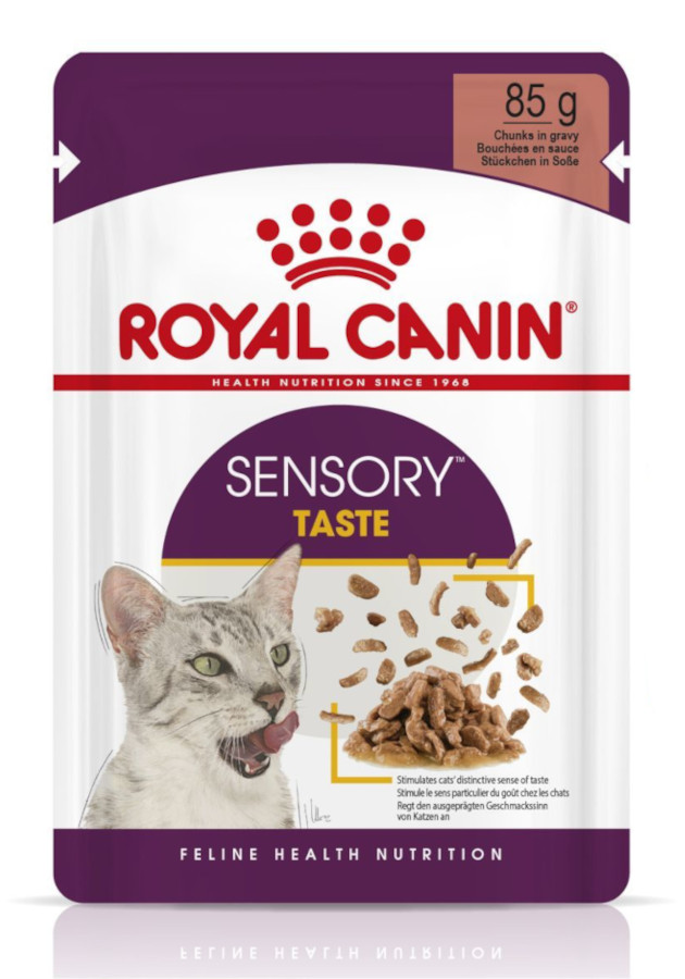 Royal Canin Feline Sensory Taste Gravy 12x 85 g, kapsičky