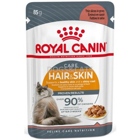 Royal Canin Cat Hair & Skin Gravy Pouch