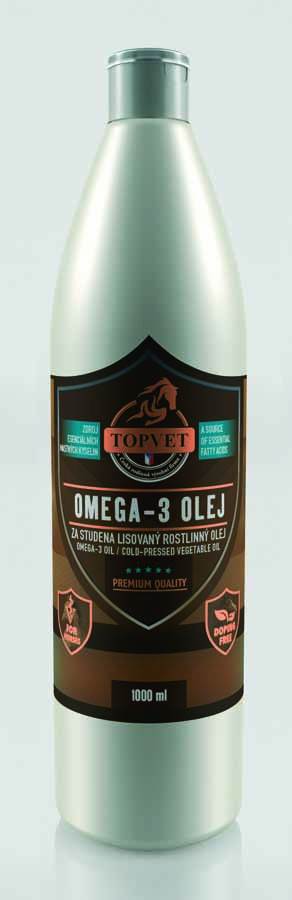 Topvet Omega 3 olej 1 l