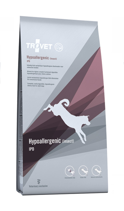 Trovet pes IPD HYPOALLERGENIC INSECT 10 kg