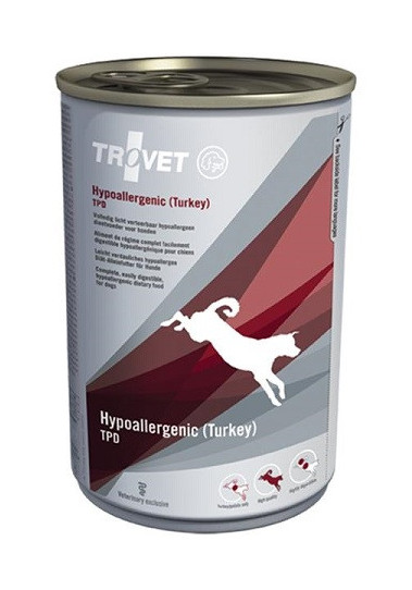 Trovet pes TPD HYPOALLERGENIC TURKEY konzerva 400 g