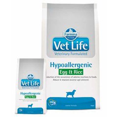 Vet Life Natural Dog Hypoallergenic Egg & Rice