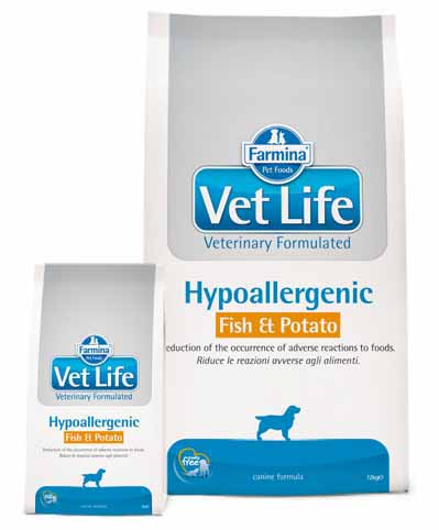 Vet Life Natural Dog Hypoallergenic Fish & Potato 24 kg