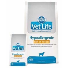 Vet Life Natural Dog Hypoallergenic Fish & Potato