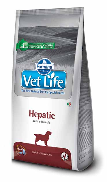 Vet Life Natural Dog Hepatic 24 kg