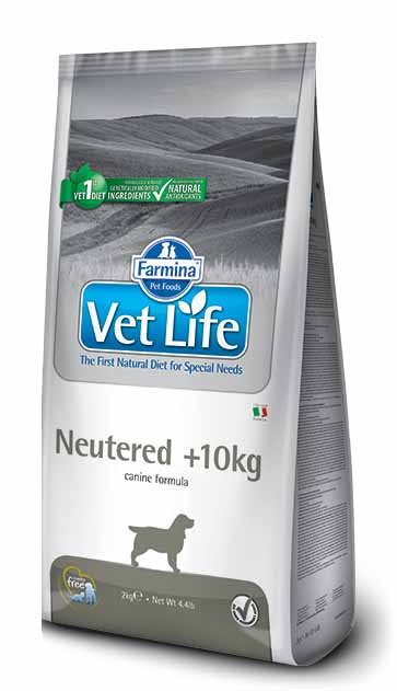 Vet Life Natural Dog Neutered >10 kg 24 kg