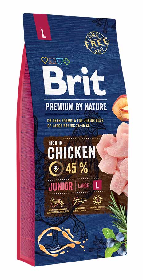 Brit Premium Dog by Nature JUNIOR L 15 kg