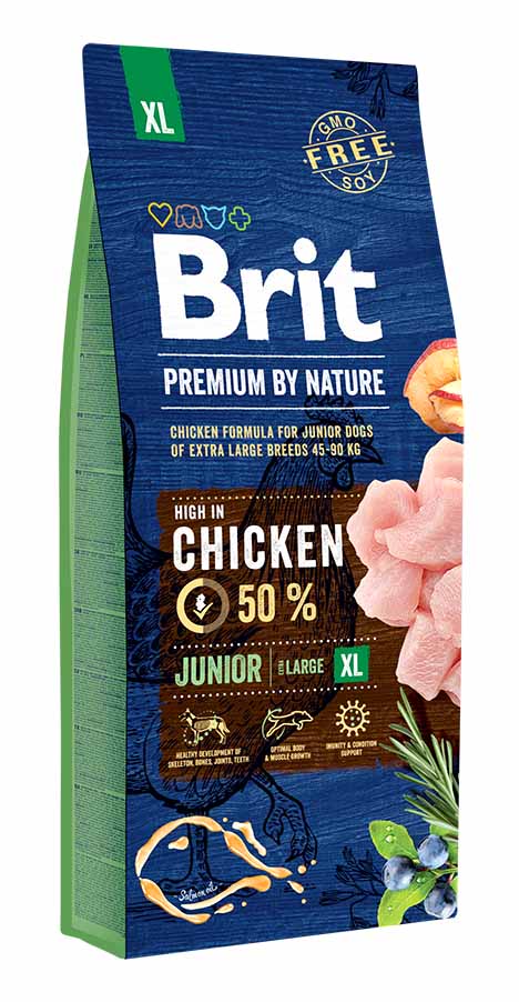 Brit Premium Dog by Nature JUNIOR XL 15 kg