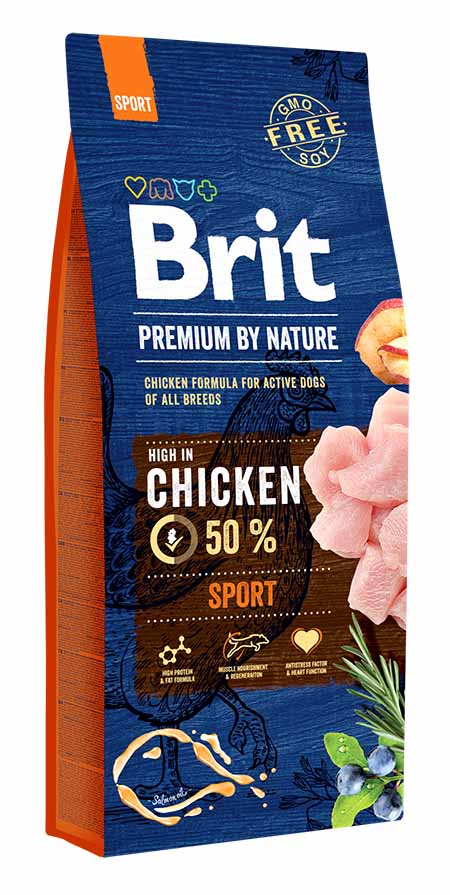 Brit Premium Dog by Nature SPORT 15 kg