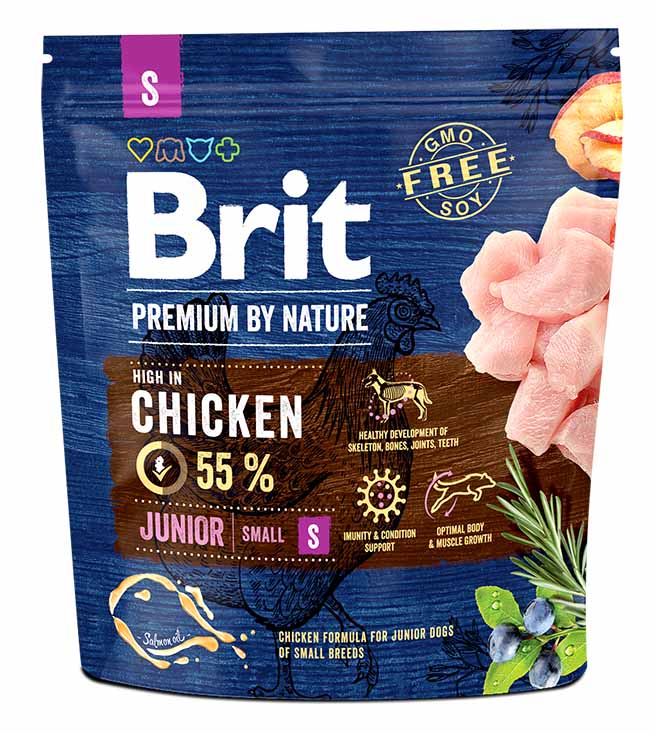 Brit Premium Dog by Nature JUNIOR S 1 kg