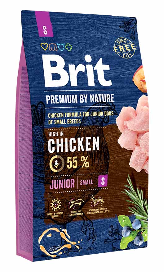 Brit Premium Dog by Nature JUNIOR S 8 kg