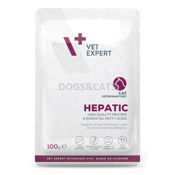 VetExpert 4T Cat Hepatic 100 pouch