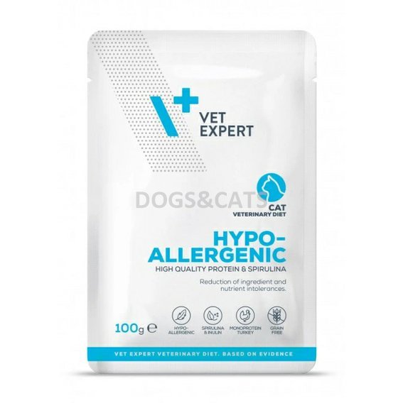 VetExpert 4T Cat Hypoallergenic 100 pouch