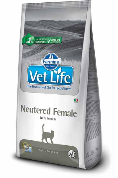 Vet Life Natural Cat Neutered Female 2 kg