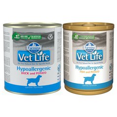 Vet Life Natural Dog Hypoallergenic konzerva