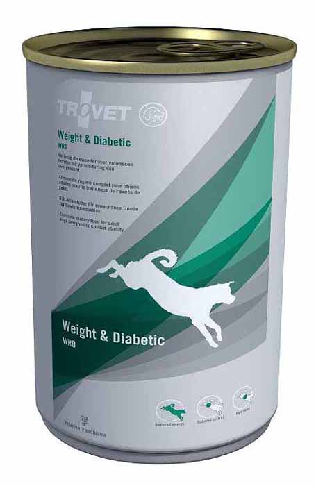Trovet pes WRD WEIGHT & DIABETIC konzerva 400 g