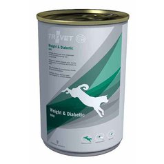 Trovet pes WRD WEIGHT & DIABETIC konzerva 400 g