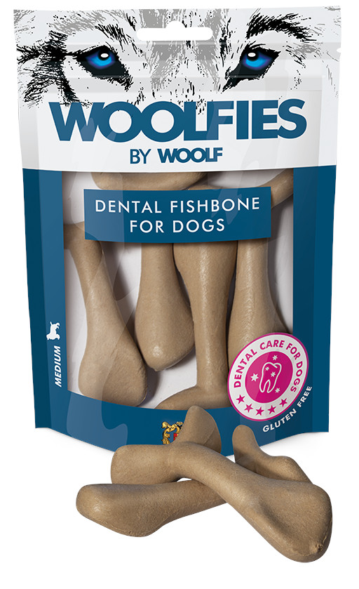 Woolfies Dental Fishbone M 200 g