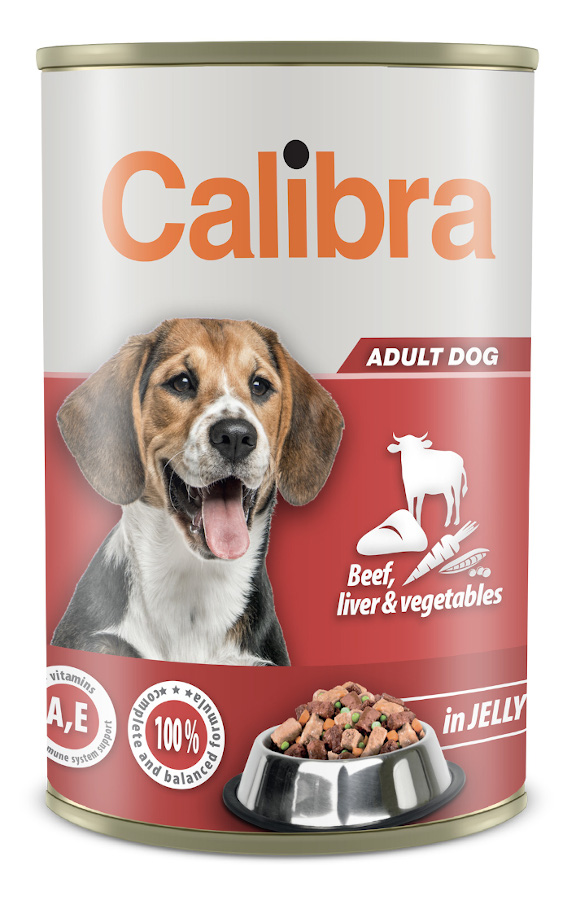 Calibra Dog Beef Jelly 12x 1240 g konzerva
