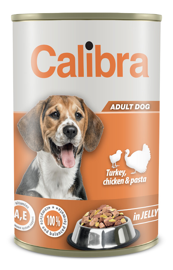 Calibra Dog Turkey Jelly 1240 g konzerva