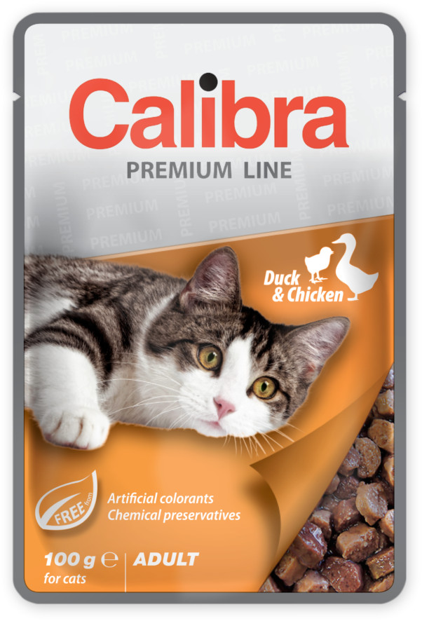 Calibra Cat kapsa DUCK & CHICKEN 100 g