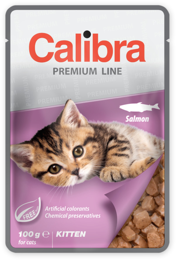 Calibra Cat Kitten kapsa SALMON 100 g