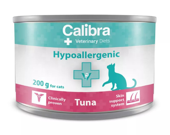Calibra VD Cat Hypoallergenic Tuna 200 g konzerva