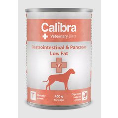 Calibra VD Dog Gastrointestinal & Pancreas Low Fat konzerva