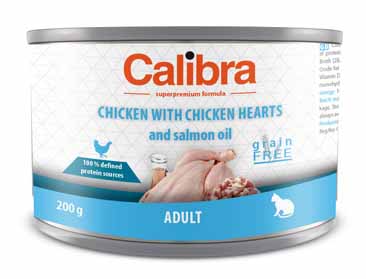 Calibra Cat Life Adult Chicken 6x 200 g, monoprotein konzerva