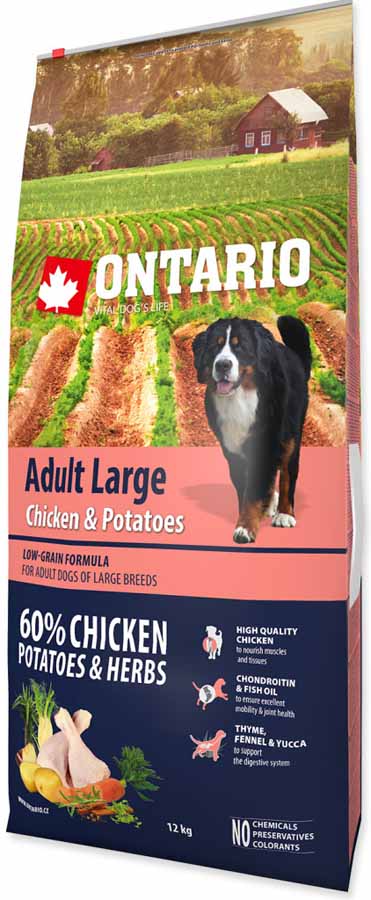 Ontario Adult Large Chicken & Potatoes 12 kg