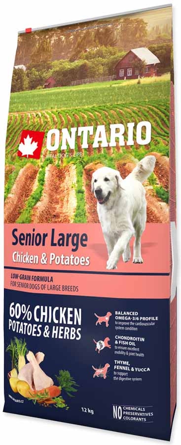 Ontario Senior Large Chicken & Potatoes 24 kg
