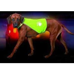 Reflexní vesta SAFETY DOG žlutá